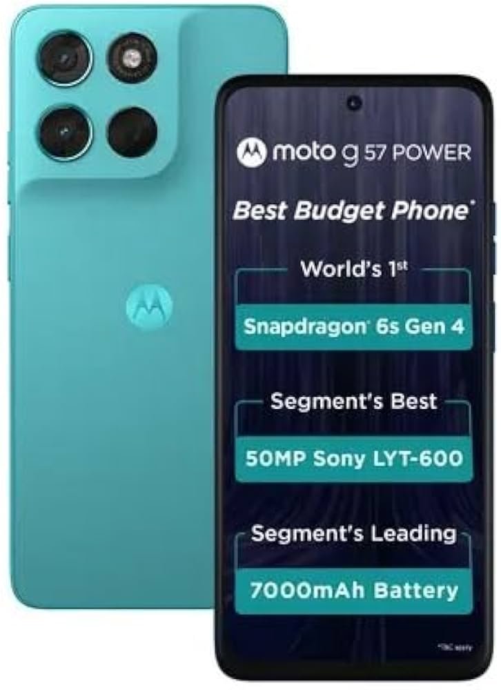 Motorola G57 Power 5G (Fluidity, 8GB RAM, 128GB Storage)